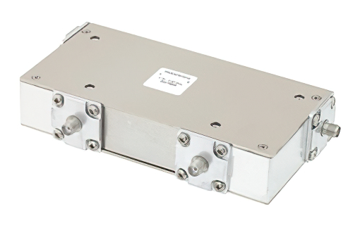 Dual Junction Circulator with 40 dB Isolation from 1.7 GHz to 2.2 GHz, 50 Watts and SMA Female