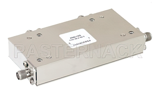 Dual Junction Circulator with 40 dB Isolation from 2 GHz to 4 GHz, 50 Watts and SMA Female