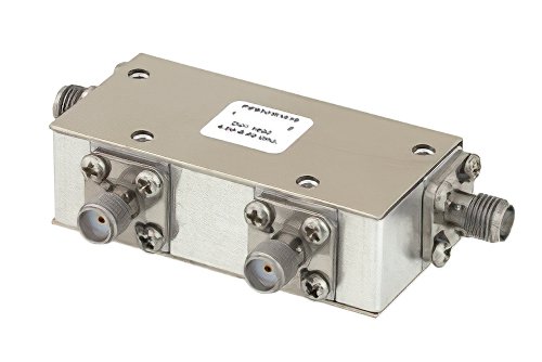 Dual Junction Circulator With 36 dB Isolation From 4 GHz to 8 GHz, 10 Watts And SMA Female