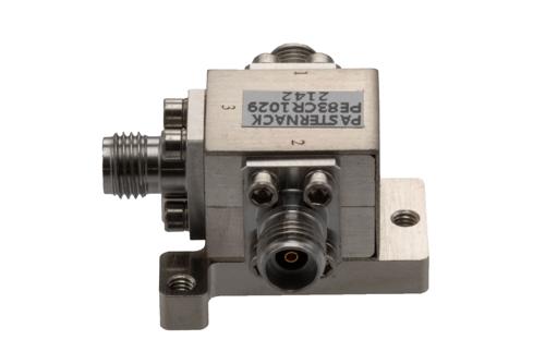 Circulator with 14 dB Isolation from 32 GHz to 36 GHz, 10 Watts and 2.92mm Female