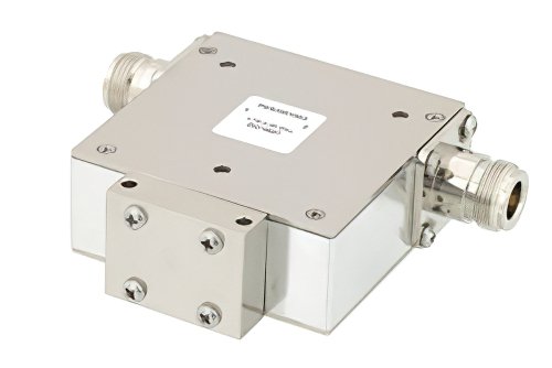 High Power Isolator With 20 dB Isolation From 1.7 GHz to 2.2 GHz, 50 Watts And N Female