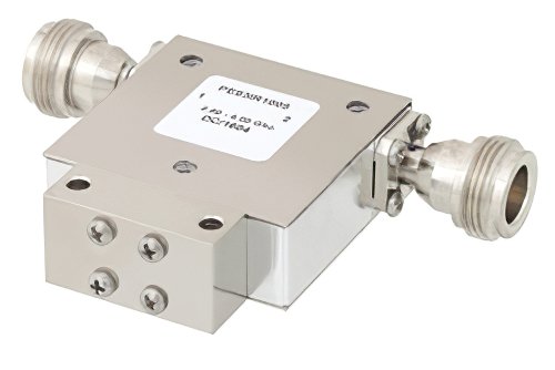 High Power Isolator With 20 dB Isolation From 2 GHz to 4 GHz, 50 Watts And N Female