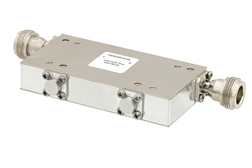 Dual Junction Isolator With 36 dB Isolation From 4 GHz to 8 GHz, 10 Watts And SMA Female