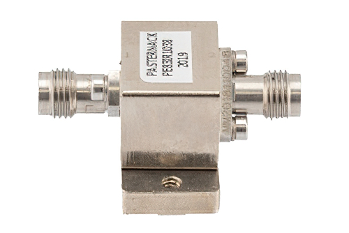 Isolator with 14 dB Isolation from 35 GHz to 42.5 GHz, 10 Watts and 2.4mm Female