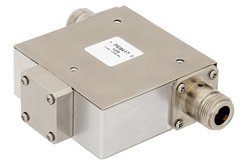 Isolator With 18 dB Isolation From 1.7 GHz to 2.2 GHz, 10 Watts And N Female
