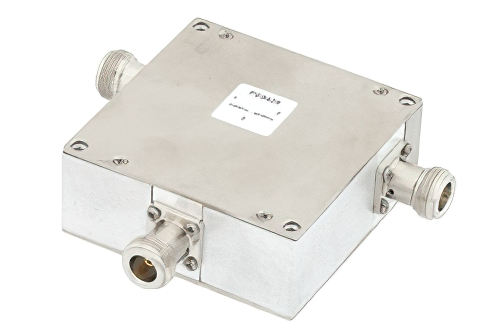 High Power Circulator With 20 dB Isolation From 330 MHz to 403 MHz, 150 Watts And N Female