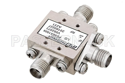 Double Balanced Mixer Operating from 7 GHz to 43 GHz with an IF Range from DC to 10 GHz and LO Power of +13 dBm, Field Replaceable 2.92mm