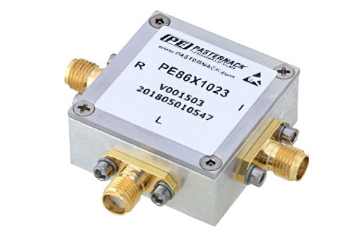 Double Balanced Mixer Operating from 5 MHz to 4.2 GHz with an IF Range from 5 MHz to 3.5 GHz and LO Power of +13 dBm, SMA