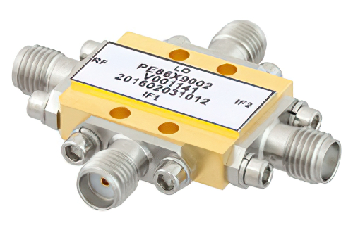 IQ Mixer Operating from 8.5 GHz to 13.5 GHz with an IF Range from DC to 2 GHz and LO Power of +19 dBm, Field Replaceable SMA