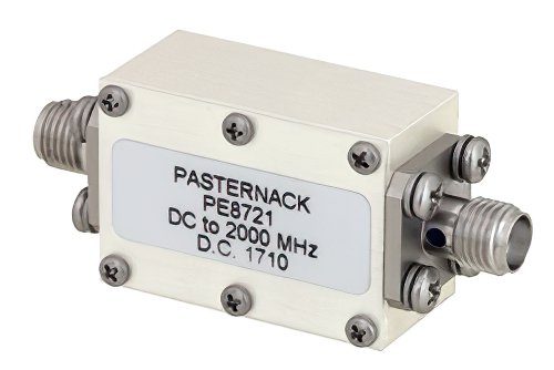 5 Section Lowpass Filter With SMA Female Connectors Operating From DC to 2 GHz
