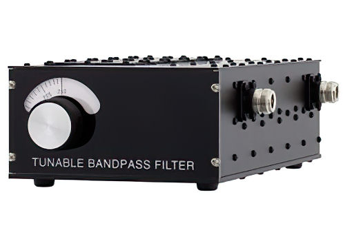 5 Section Tunable Band Pass Filter With N Female Connectors Operating From 125 MHz to 250 MHz With a 5% Bandwidth