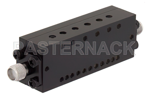 6 Section Bandpass Filter With SMA Female Connectors Operating From 5.25 GHz to 5.85 GHz With a 600 MHz Passband