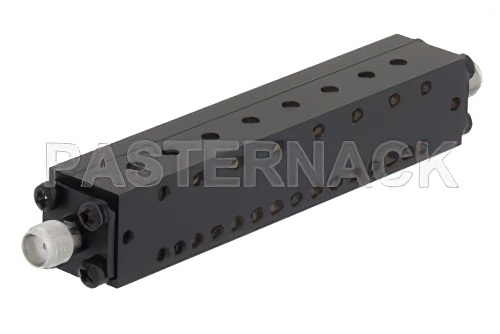 8 Section Bandpass Filter With SMA Female Connectors Operating From 7.25 GHz to 7.75 GHz With a 500 MHz Passband