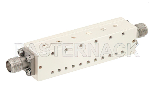 6 Section Bandpass Filter With SMA Female Connectors Operating From 12.2 GHz to 12.7 GHz With a 500 MHz Passband