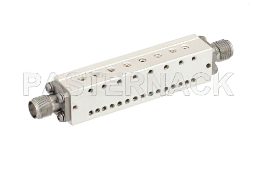 8 Section Bandpass Filter With SMA Female Connectors Operating From 17.3 GHz to 18.1 GHz With a 800 MHz Passband