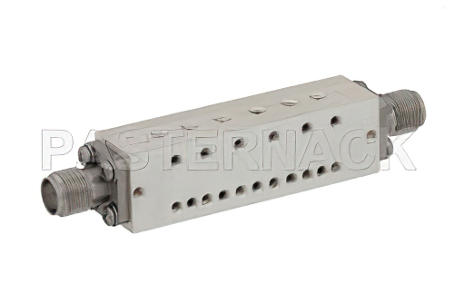 6 Section Bandpass Filter With SMA Female Connectors Operating From 18.2 GHz to 19.2 GHz With a 1,000 MHz Passband