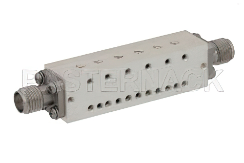 6 Section Bandpass Filter With SMA Female Connectors Operating From 19.2 GHz to 20.2 GHz With a 1,000 MHz Passband