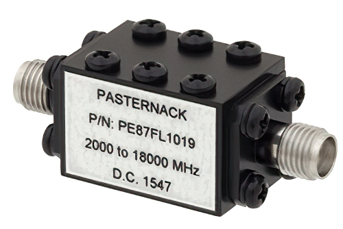 7 Section Highpass Filter With SMA Female Connectors Operating From 2 GHz to 18 GHz