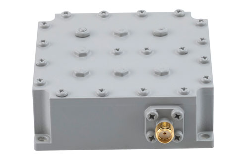 Bandpass Filter with SMA Female Connectors Operating from 2.4 GHz to 2.484 GHz with a 165 MHz Passband Bandwidth