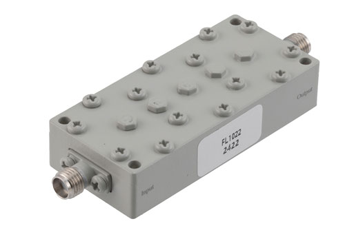 Bandpass Filter with SMA Female Connectors Operating at 5 GHz with a 40 MHz Passband Bandwidth