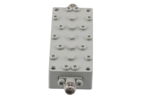 Bandpass Filter with SMA Female Connectors Operating at 6 GHz with a 45 MHz Passband Bandwidth