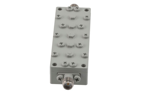 Bandpass Filter with SMA Female Connectors Operating at 8 GHz with a 40 MHz Passband Bandwidth