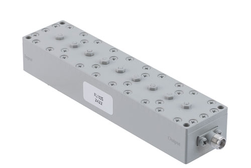 Bandpass Filter with SMA Female Connectors Operating from 2.985 GHz to 3.015 GHz with a 40 MHz Passband Bandwidth