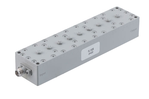 Bandpass Filter with SMA Female Connectors Operating from 2.985 GHz to 3.015 GHz with a 40 MHz Passband Bandwidth
