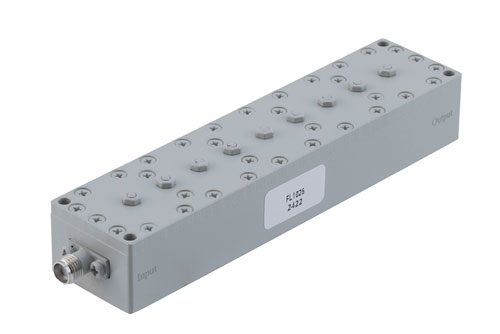 Bandpass Filter with SMA Female Connectors Operating from 3.485 GHz to 3.515 GHz with a 45 MHz Passband Bandwidth