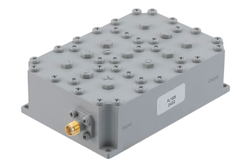 Bandpass Filter with SMA Female Connectors Operating from 2.01 GHz to 2.025 GHz with a 25 MHz Passband Bandwidth