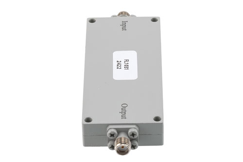 Bandpass Filter with SMA Female Connectors Operating from 4.2 GHz to 5.7 GHz with a 2.2 GHz Passband Bandwidth