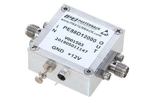 Frequency Divider, Divide by 12 Prescaler Module, 100 MHz to 13 GHz, SMA