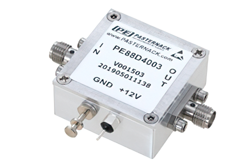 Frequency Divider, Divide by 4 Prescaler Module, 100 MHz to 13 GHz, SMA