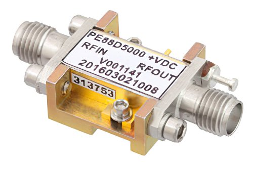 Frequency Divider, Divide by 5 Prescaler Module, 500 MHz to 8 GHz, Field Replaceable SMA