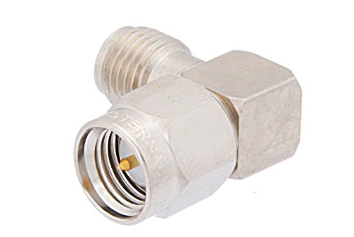 1 SMA male to female 90° right angle connector Stecker - Buchse 