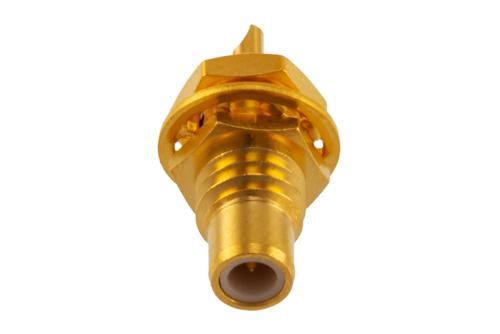 N Female Bulkhead Mount Connector Clamp/Solder Attachment for RG58, RG55, RG141, RG142, RG223, and RG400, D Hole 0.177 X 0.193 inch