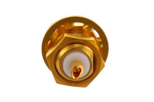 N Female Bulkhead Mount Connector Clamp/Solder Attachment for RG58, RG55, RG141, RG142, RG223, and RG400, D Hole 0.177 X 0.193 inch