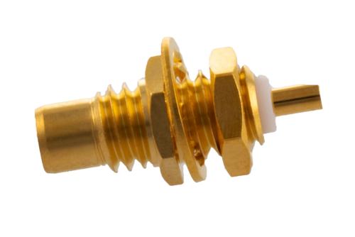 N Female Bulkhead Mount Connector Clamp/Solder Attachment for RG58, RG55, RG141, RG142, RG223, and RG400, D Hole 0.177 X 0.193 inch