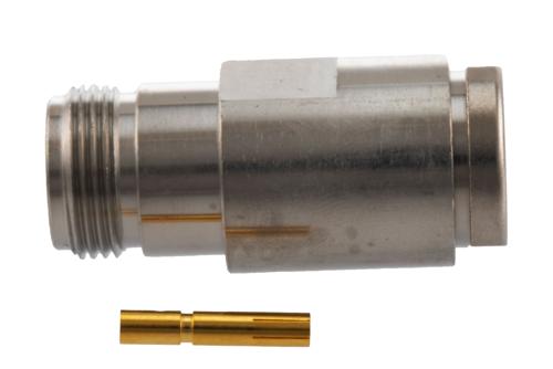 N Female Connector Clamp/Solder Attachment for RG213, RG214, RG8, RG9, RG11, RG225, RG393, RG144, RG216, RG215