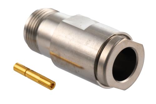 N Female Connector Clamp/Solder Attachment for RG213, RG214, RG8, RG9, RG11, RG225, RG393, RG144, RG216, RG215