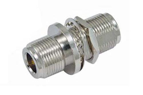 thumbnail image 2 of N Female Bulkhead To SMA Female Adapter – RF Coax Connector 2 of 2