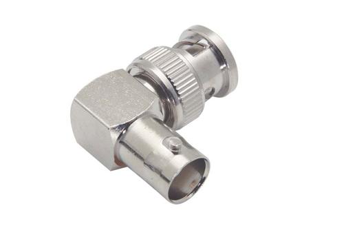 Commercial Grade BNC Male to BNC Female Right Angle Adapter