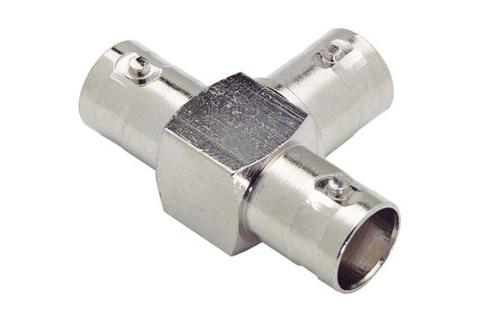 Commercial Grade BNC Tee Adapter Female-Female-Female