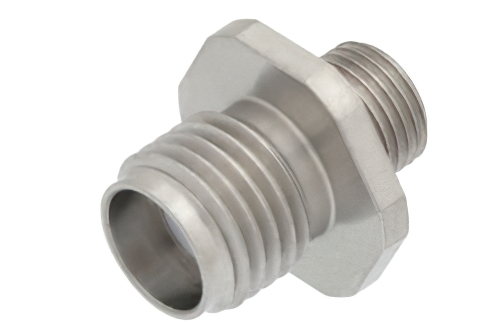 SMA Female to SMP Male Full Detent Bulkhead Mount Adapter