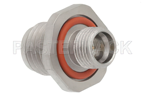 SMA Female to SMP Male Full Detent Bulkhead Mount Adapter