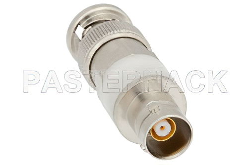 50 Ohm BNC Male to BNC Triax Female Adapter