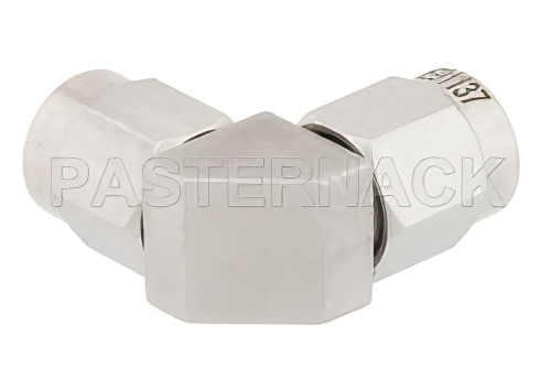 2.4mm Male to 2.4mm Male Right Angle Adapter