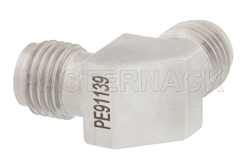 2.4mm Female to 2.4mm Female Right Angle Adapter