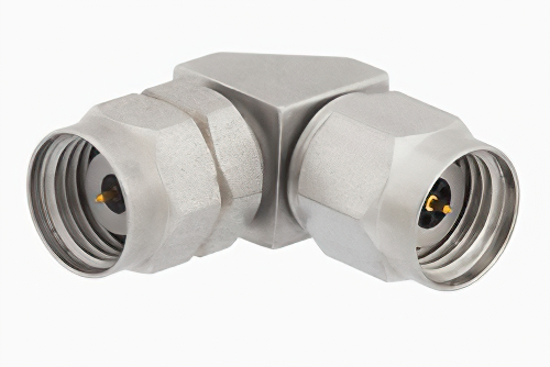 1.85mm Male to 2.4mm Male Right Angle Adapter