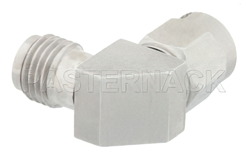 1.85mm Female to 2.4mm Male Right Angle Adapter
